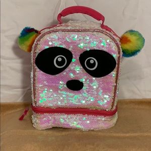 💗SOLD💗 Adorable Sequined Animal Insulated Lunch Box